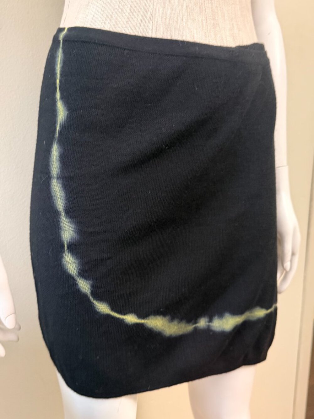VINTAGE ISTANTE BY GIANNI VERSACE MINI KNIT WRAP SKIRT S - Picture 2 of 8
